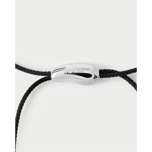 Collar de cordón de plata Oslo PDPAOLA