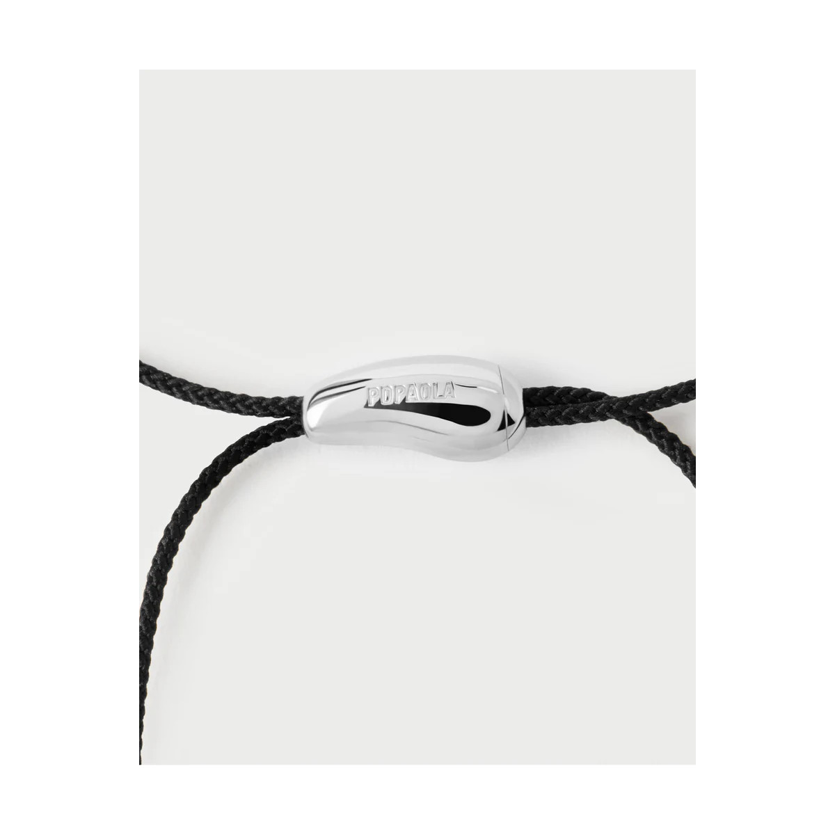 Collar de cordón de plata Oslo PDPAOLA