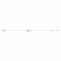 Pulsera Vínculo de Luz en Oro 9K con Circonitas
