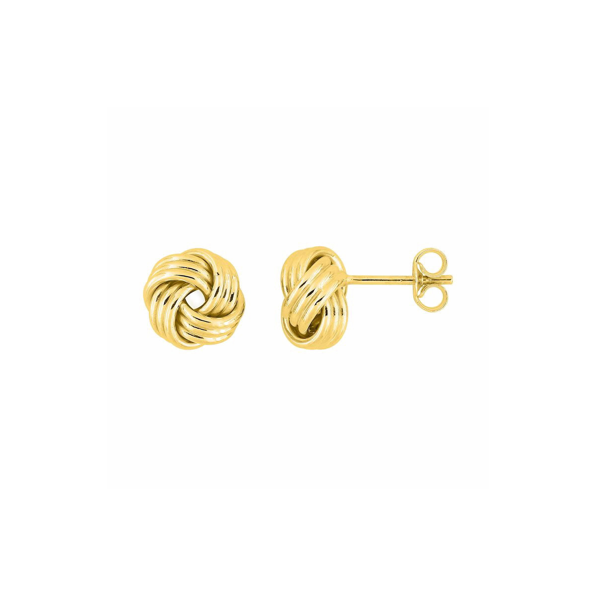 Pendientes Nudo de Amor en Oro 9K