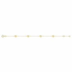 Pulsera Brillo Eterno en Oro 9K con Circonitas