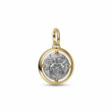 PANDORA CHARM COLG BICOLOR CIRC