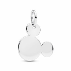 Charm Colgante Grabable Mickey Mouse de DisneyPlata de primera ley PANDORA