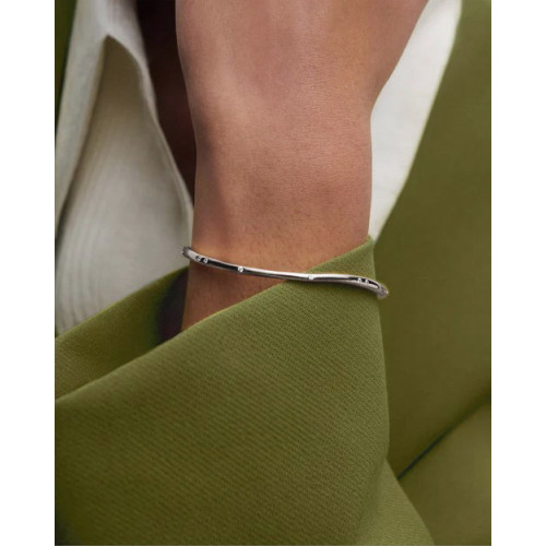 Brazalete de plata Air PDPAOLA