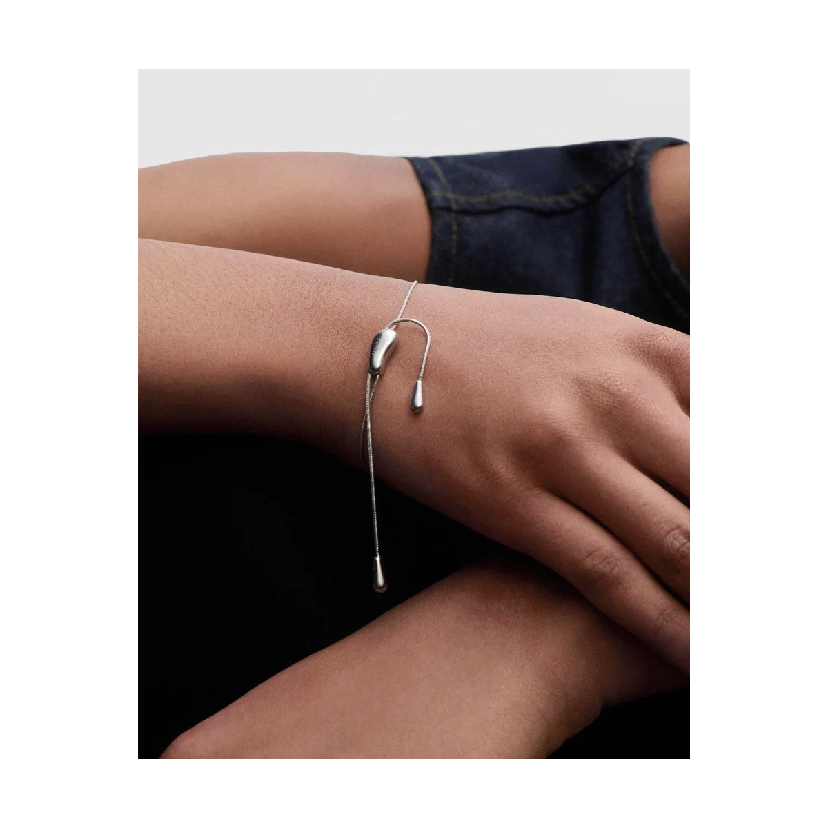 Pulsera deslizante de plata Rodeo PULSERA