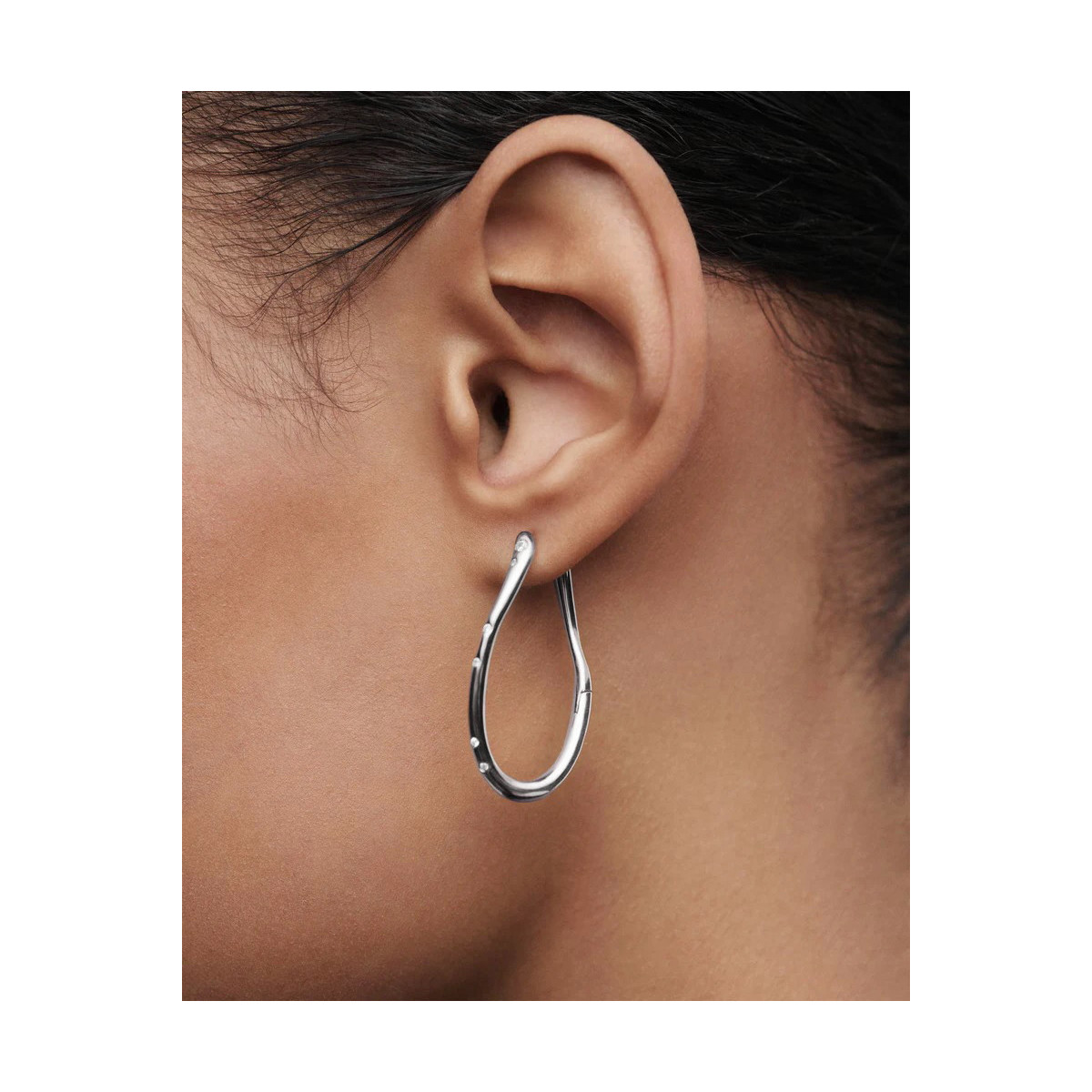 Aros de plata Air PDPAOLA