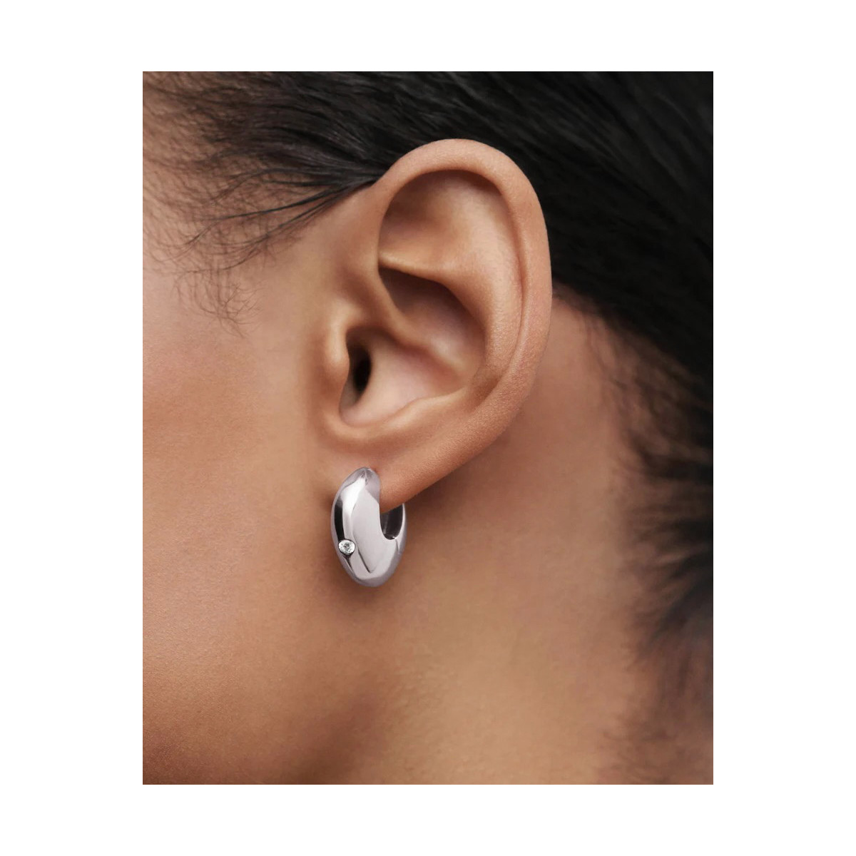 Aros de plata Wave PDPAOLA