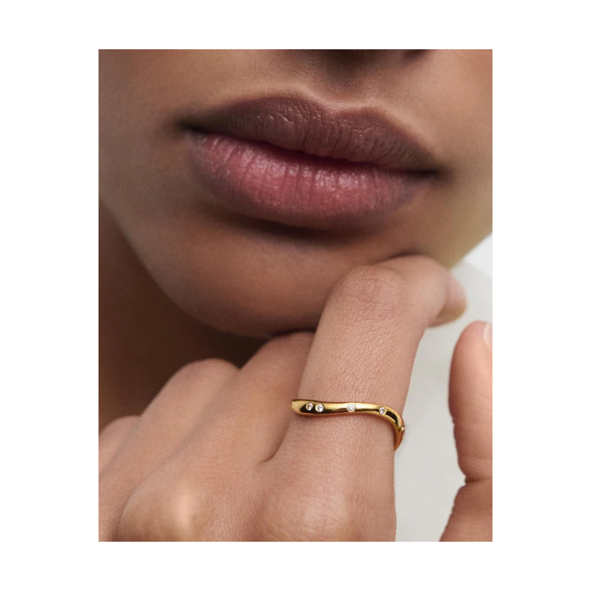Anillo Air PDPAOLA Dorado - AN01-E59