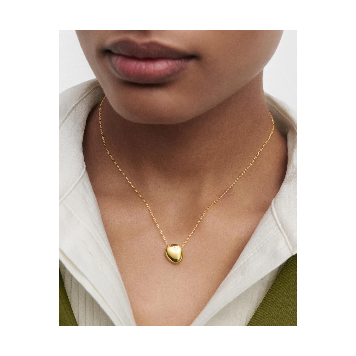 Collar de plata Wave PDPAOLA