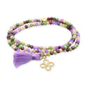 Marina Garcia Pulsera Zen Trébol Plata Dorada