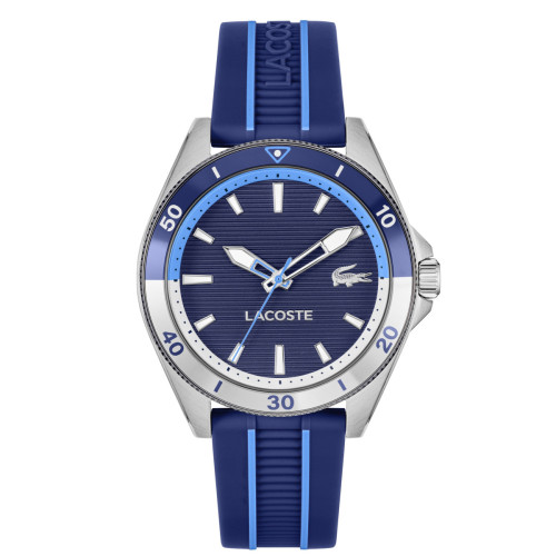Reloj azul caucho LACOSTE