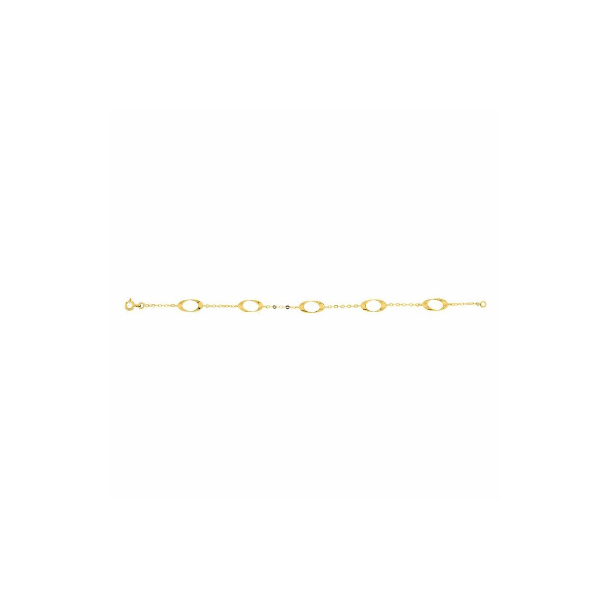 Pulsera de Oro 9k de Eslabones Atemporales