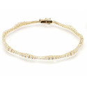 Pulsera de plata riviere serpiente MARINA GARCIA