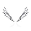 Pendientes de plata trepador MARINA GARCIA