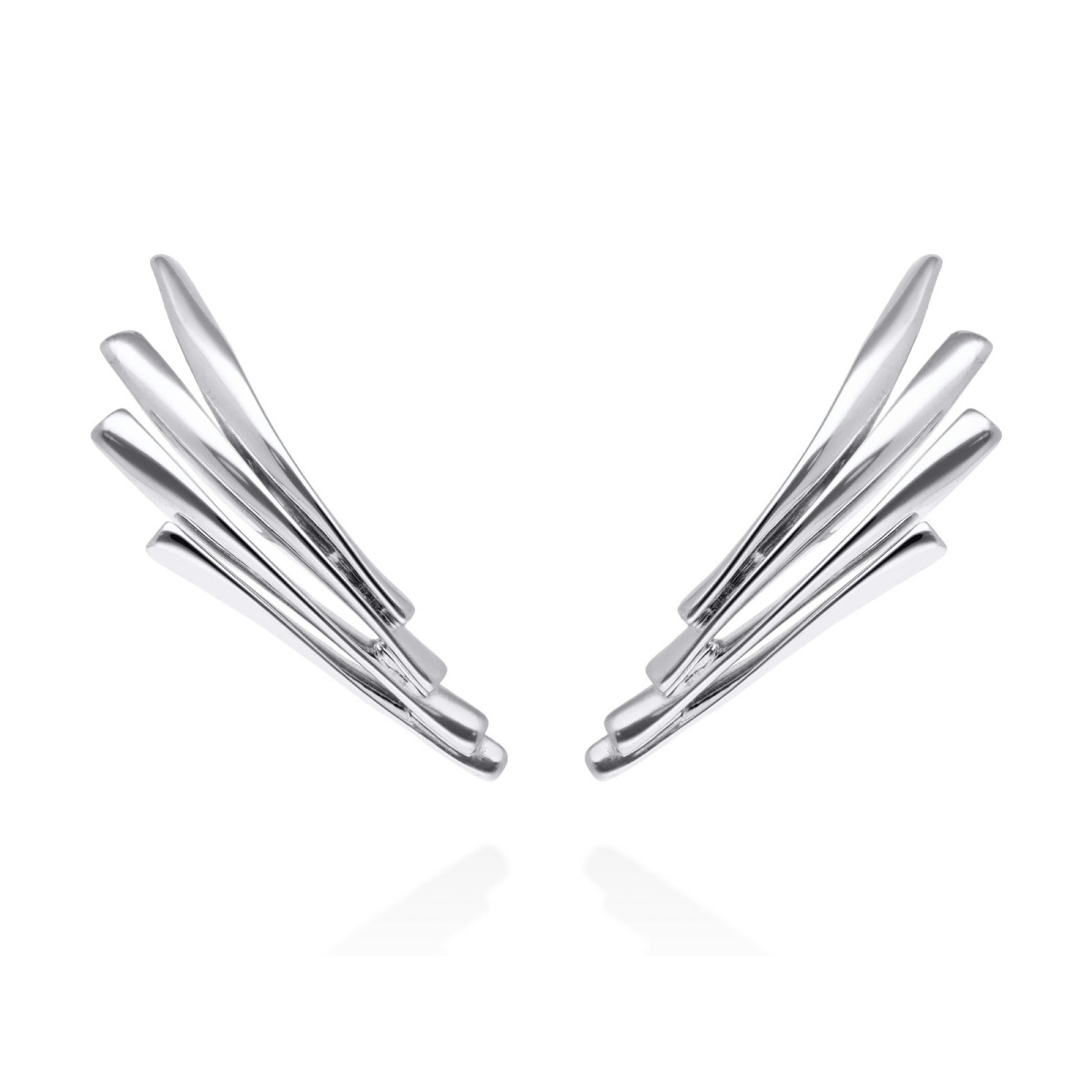 Pendientes de plata trepador MARINA GARCIA