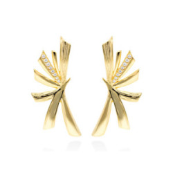 Pendientes de plata trepador MARINA GARCIA