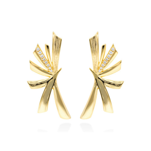 Pendientes de plata trepador MARINA GARCIA