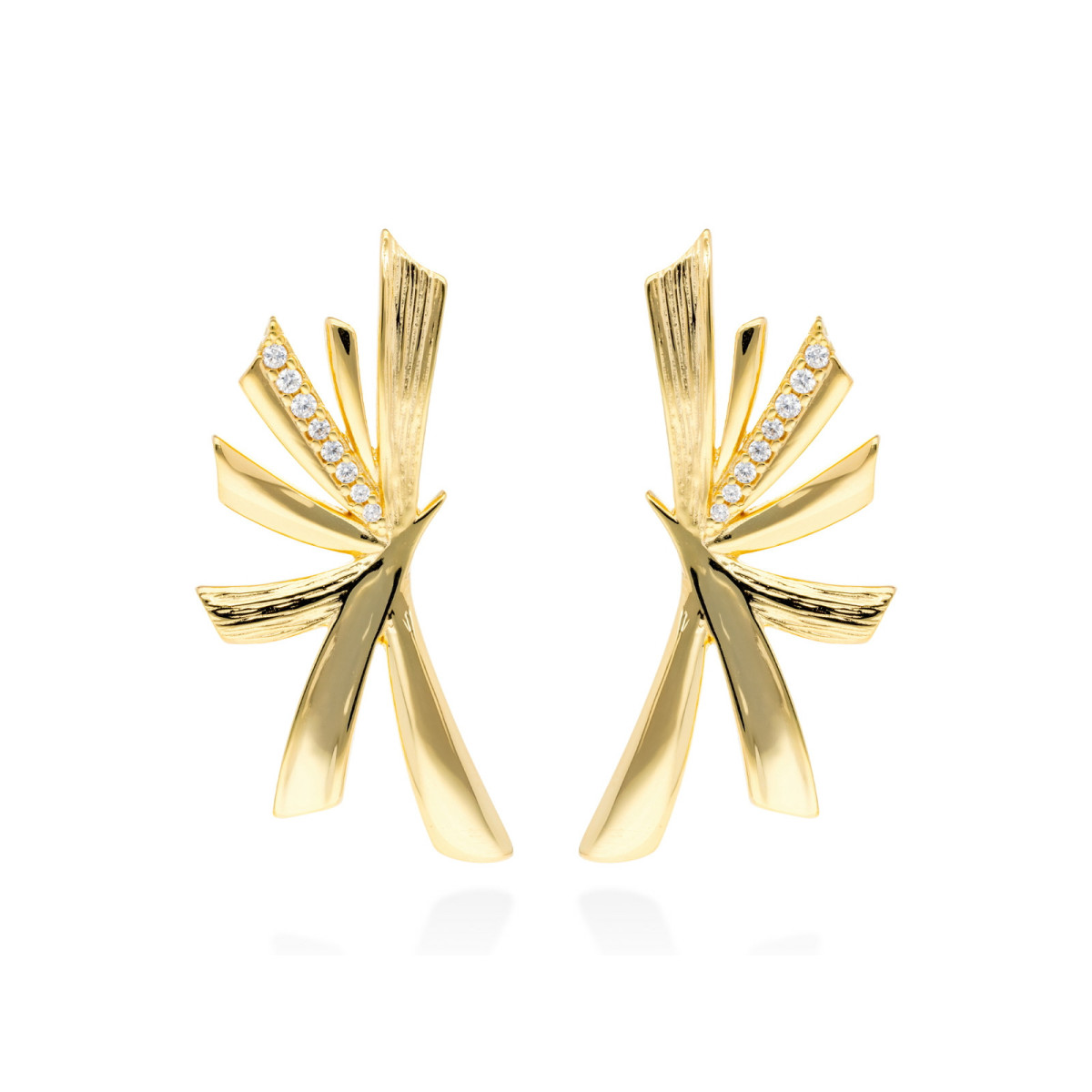 Pendientes de plata trepador MARINA GARCIA