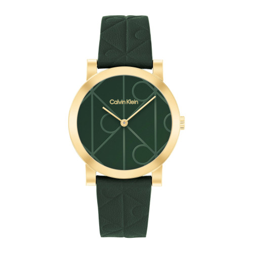 Reloj mujer Monogram verde CALVIN KLEIN
