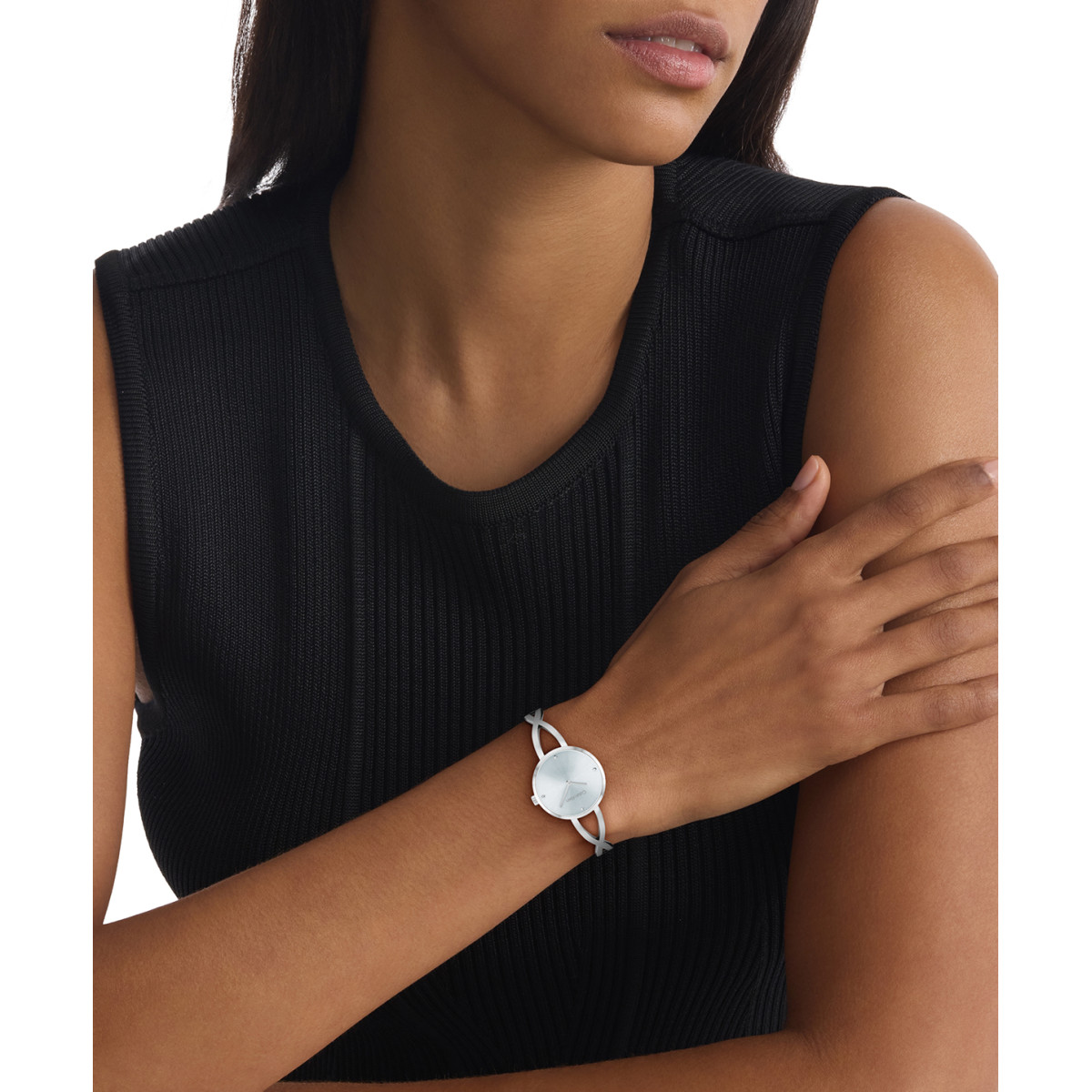 Reloj acero celeste Sculpted CALVIN KLEIN