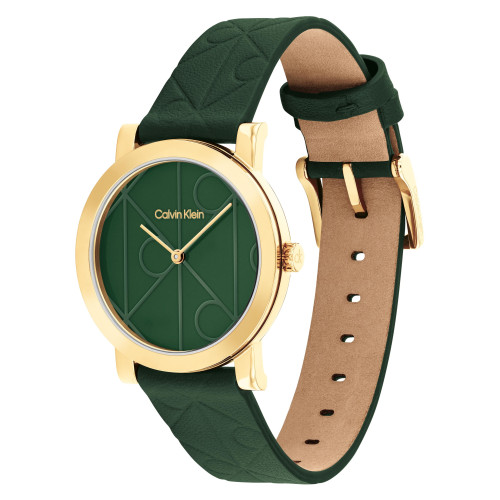 Reloj mujer Monogram verde CALVIN KLEIN