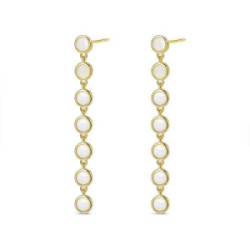 Pendientes largos nacar