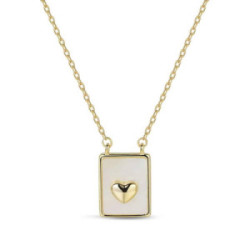 Collar nacar corazón