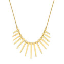 Collar dorado púas