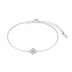 Pulsera trebol LOTUS SILVER