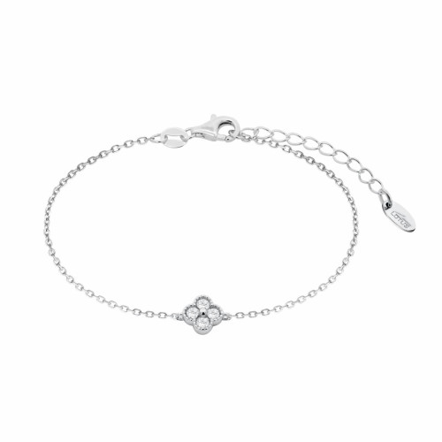 Pulsera trebol LOTUS SILVER