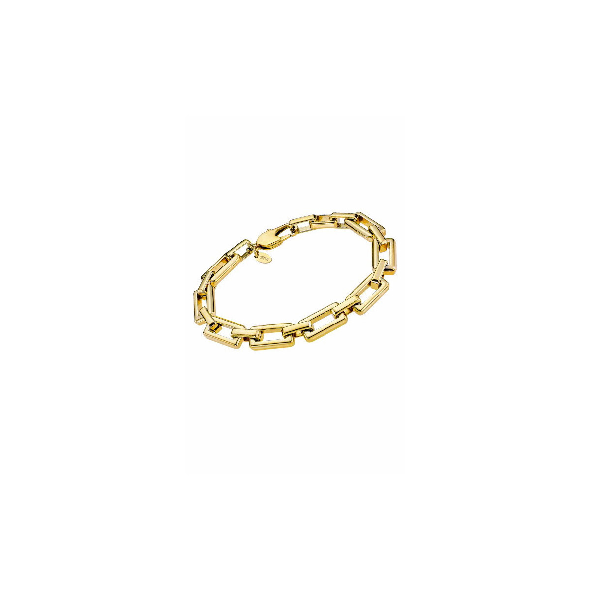 Pulsera acero dorado eslabon LOTUS STYLE