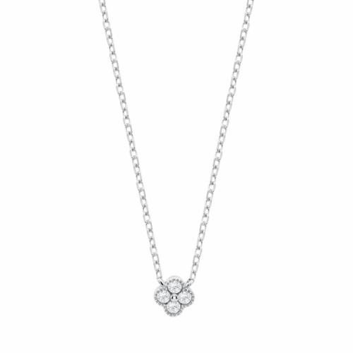 Collar trebol LOSTUS SILVER