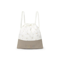 Mochila preescolar de bebé Cosmic crudo TOUS BABY