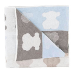 Manta reversible Nilo celeste TOUS BABY