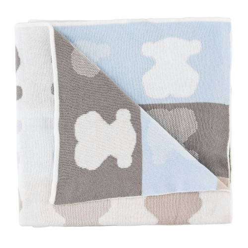 Manta reversible Nilo celeste TOUS BABY