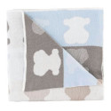 Manta reversible Nilo celeste TOUS BABY