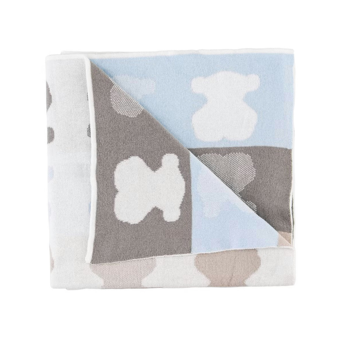 Manta reversible Nilo celeste TOUS BABY