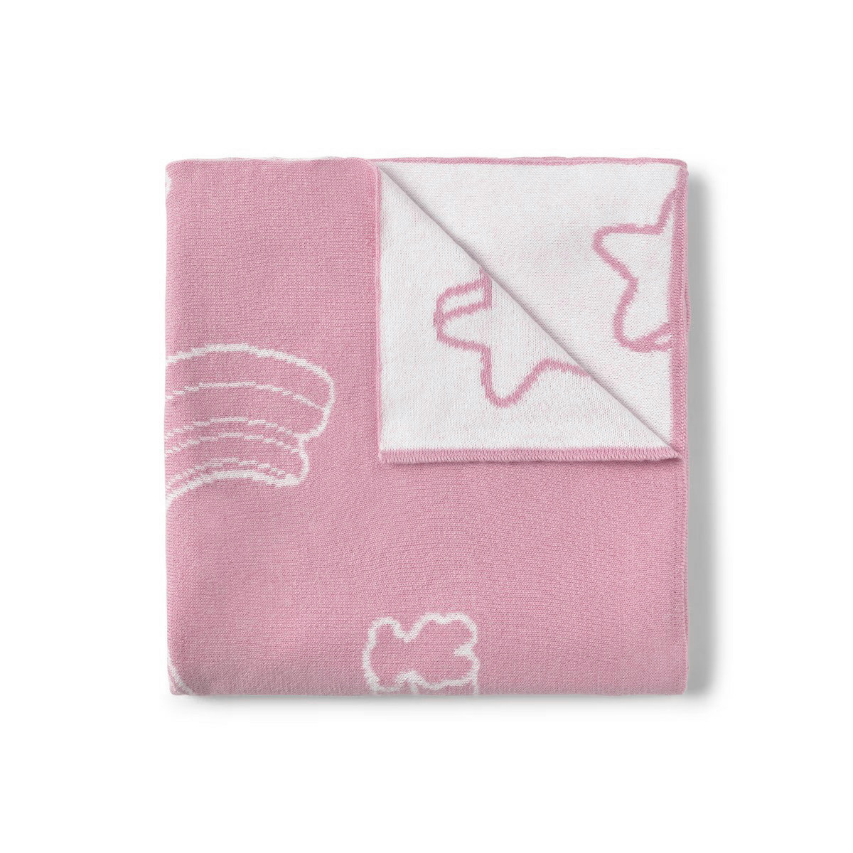 Manta de bebé reversible Nilo rosa TOUS BABY