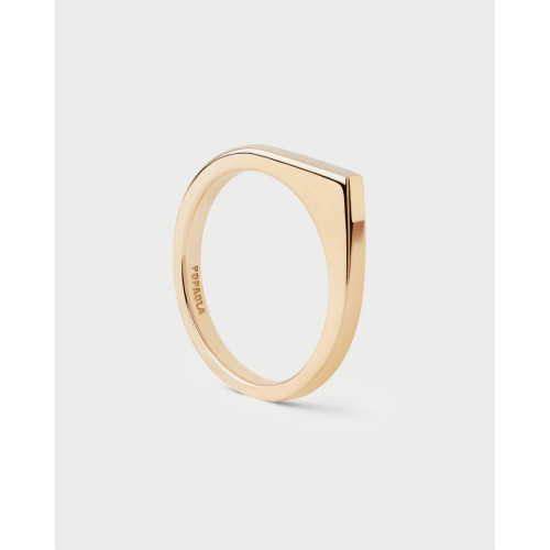 Anillo plata dorada Oda PDPAOLA - AN01-E91