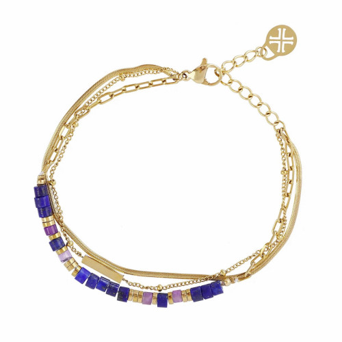 Pulsera Spirit Bloomy azul ANARTXY