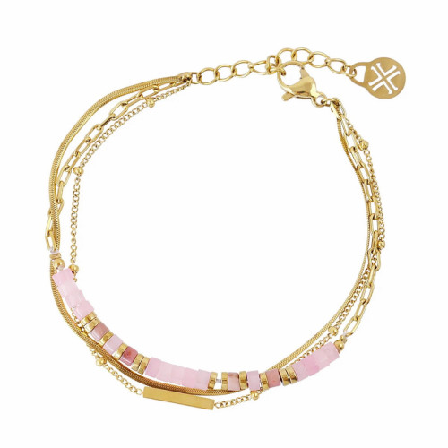 Pulsera Spirit Bloomy rosa ANARTXY