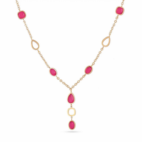 Collar Drops Zinnia fucsia ANARTXY