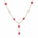 Collar Drops Zinnia fucsia ANARTXY