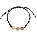 Pulsera Piedras Naturales Macramé