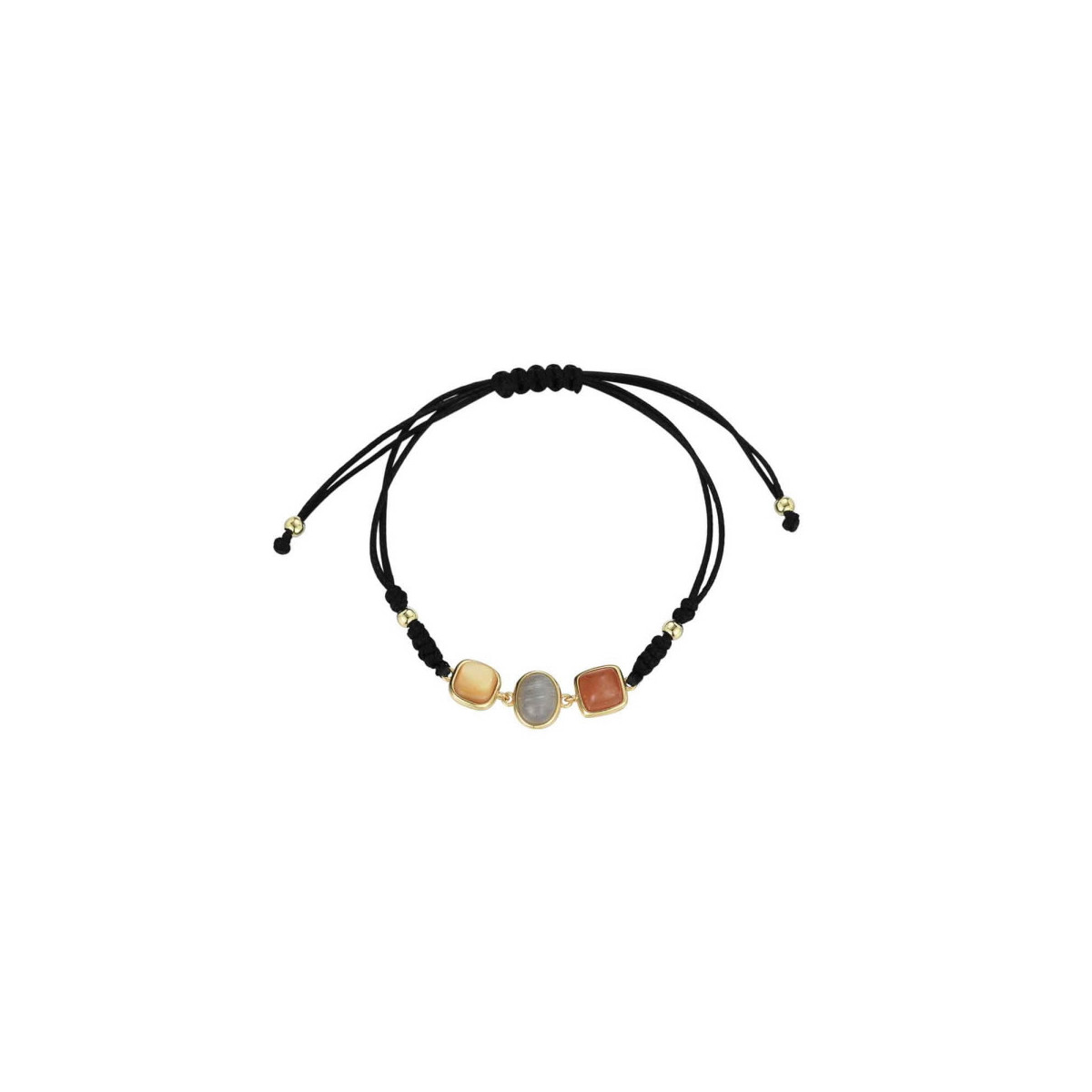Pulsera Piedras Naturales Macramé