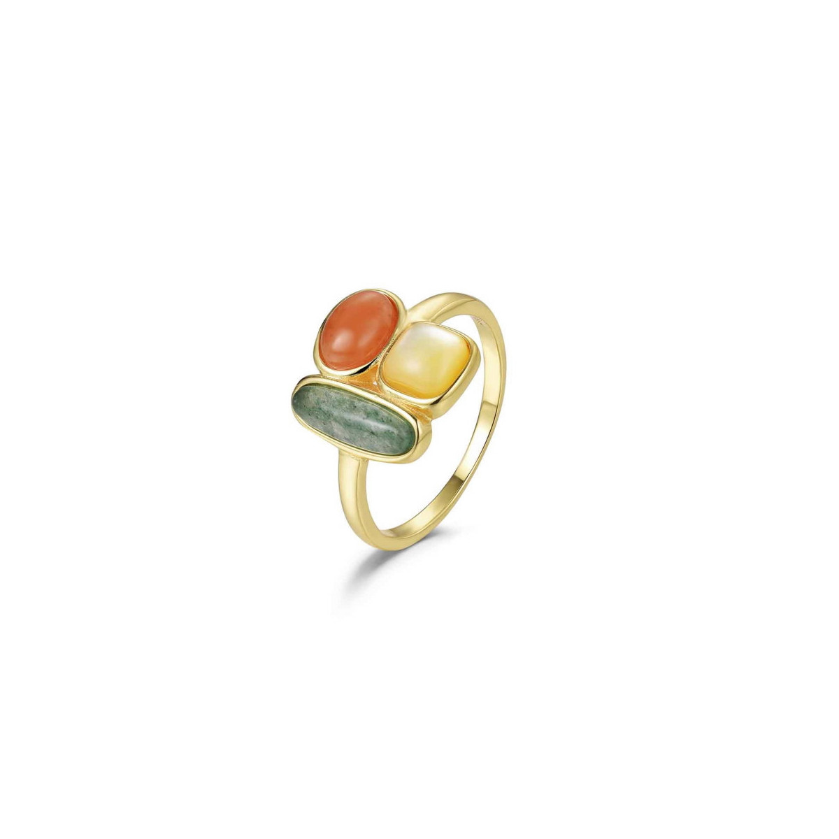 Anillo Agatas Tres Colores - 9124943