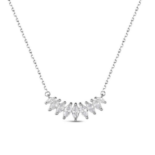 Collar circonitas plata
