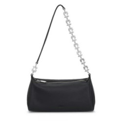 Bandolera chain de piel negra TOUS Fold