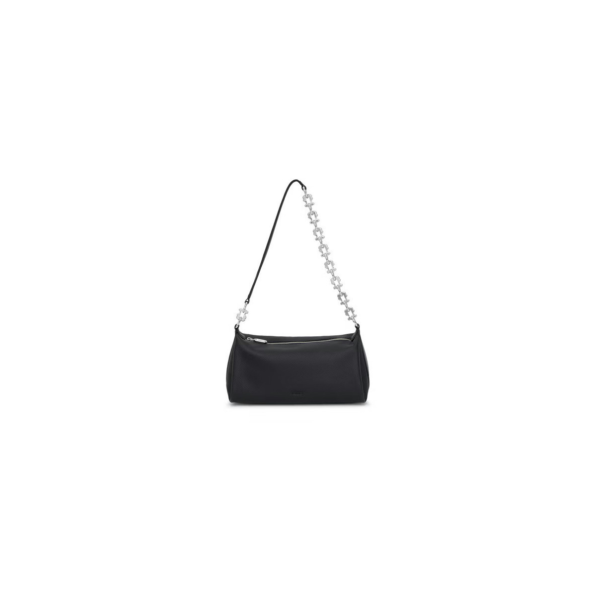 Bandolera chain de piel negra TOUS Fold