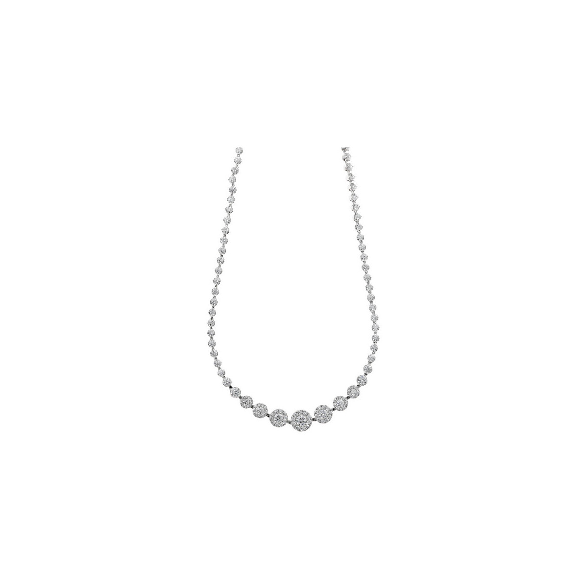 Collar plata y circonita SALVATORE
